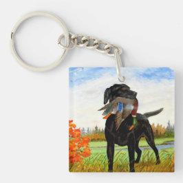 Jaga hunden Keychain
