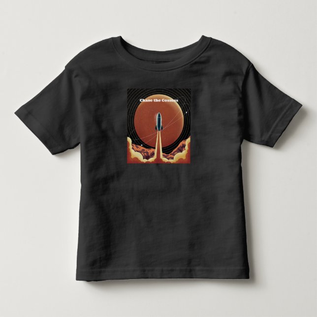 Jaga Kosmos Utrymme T Shirt (Framsida)