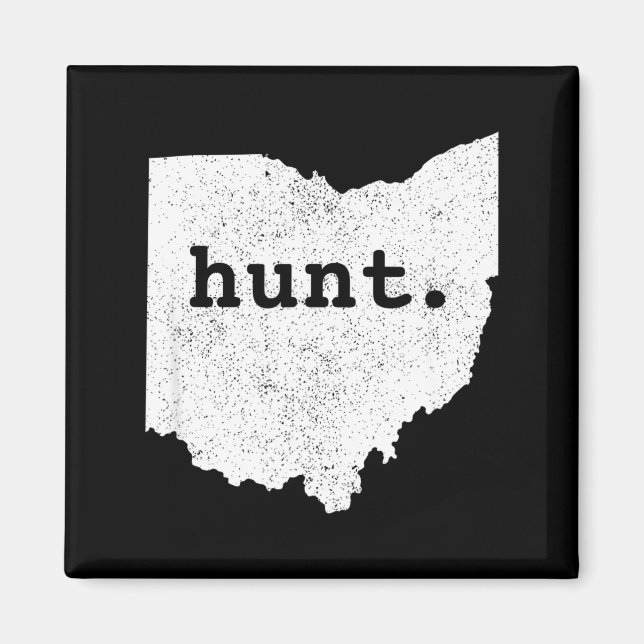 Jaga Ohio Bowjakt State Viltjakt Present För J Magnet (Framsidan)