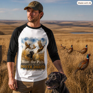 “Jaga på slätterna South Dakota fasan jakt T Shirt