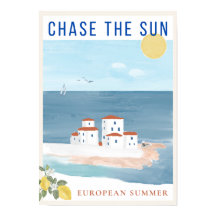 Jaga Solen Kustväggkonst | Europeisk sommar