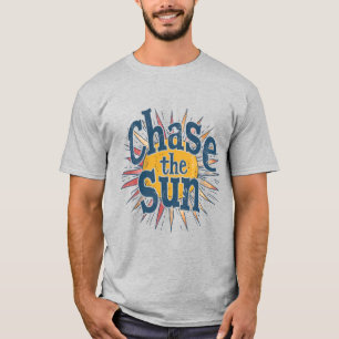 Jaga Solen Motiverande Grafisk T-Shirt
