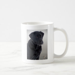 Jaga som är svart lab kaffemugg
