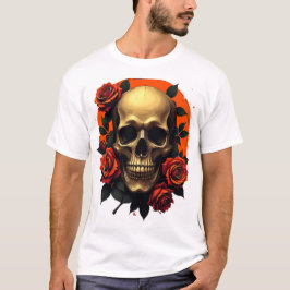 Jagad skall tryckt t-shirt