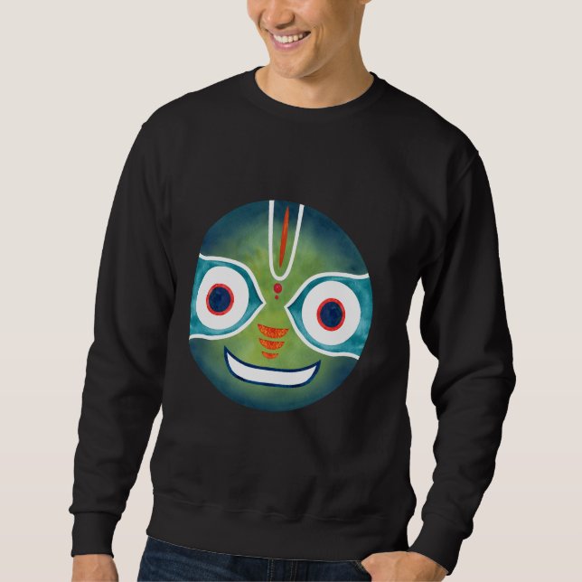 Jagannath Lord of the Universe Lång Ärmad Tröja (Framsida)