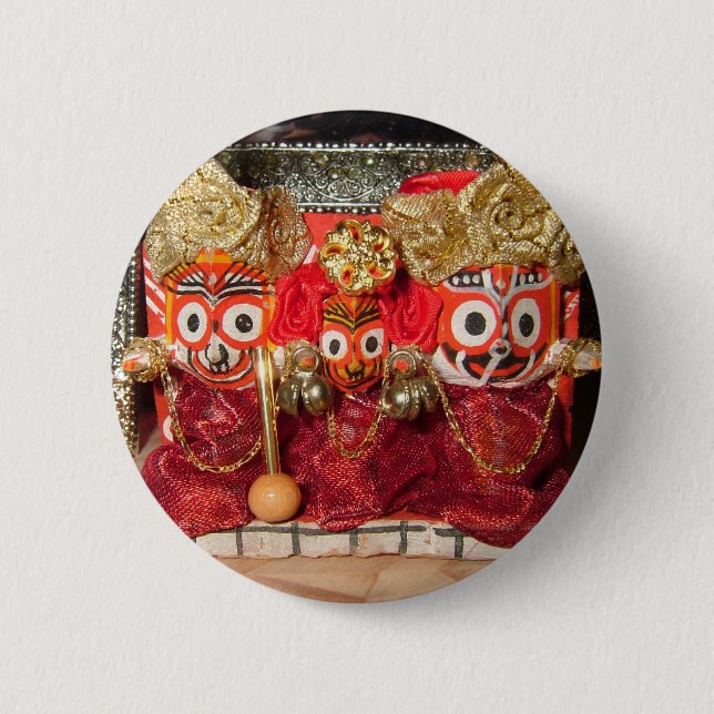 Jagannatha gudomar knäppas knapp (Framsida)