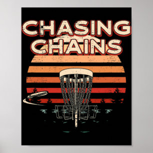 Jagar Kedjor Disc Golf Hobby Disc Golfer Fritidsak Poster