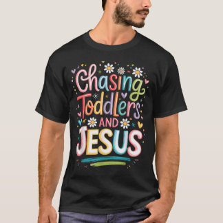 Jagar Småbarn Och T Shirt