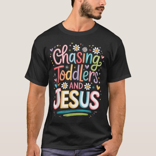 Jagar Småbarn Och T Shirt (Framsida)