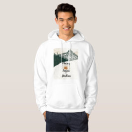 Jagar solnedgångar, inte deadlines, bergsvandrings hoodie