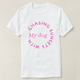 Jagar solsken med min hund – Solig hundpromenad T Shirt