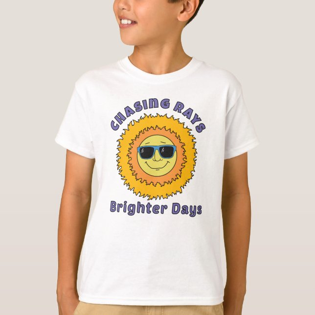 Jagar strålar t shirt (Framsida)