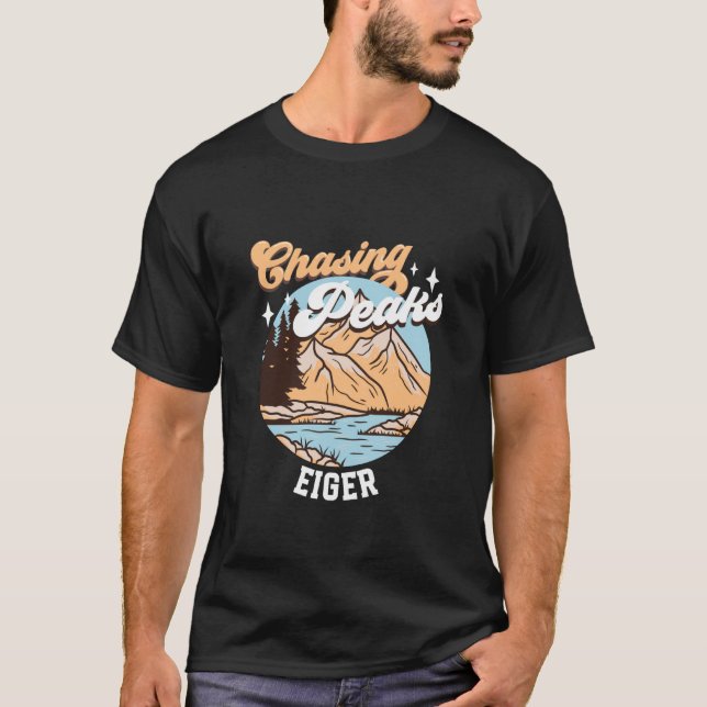 Jagar toppar - Eiger T Shirt (Framsida)