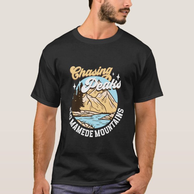 Jagar toppar - São Mamede-bergen T Shirt (Framsida)