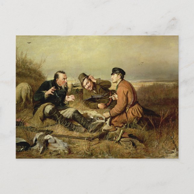 Jägare, 1816 vykort (Framsida)