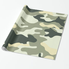 Jägare Camo eller kamouflagemönster Presentpapper