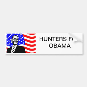 JÄGARE FÖR OBAMA BILDEKAL