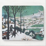 Jägare i Snö av Bruegel Musmatta<br><div class="desc">Jägare i Snö av Pieter Bruegel 1565. Kunsthistorisches Museum,  Wien. Bruegel är för sin egen skull den första Westerna målaren för att måla landskap,  snarare än som bakgrund.</div>