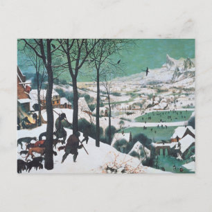 Jägare i Snö av Bruegel Vykort