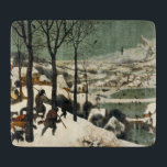 Jägare i Snö (av Pieter Bruegel den äldre)<br><div class="desc">Denna formgivning kännetecknas av att konstnären Pieter Bruegel från 1525/1530-1569, som är en av de mest betydande konstnärerna i nederländsk och flamländsk Renaissance, målar olja på trä. Det visar en scen under vintersäsongen där tre jägare kan ses återvända från en expedition som åtföljs av deras hundar. Jägarna har inte varit...</div>