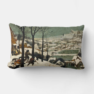Jägare i Snö (av Pieter Bruegel den äldre) Lumbarkudde