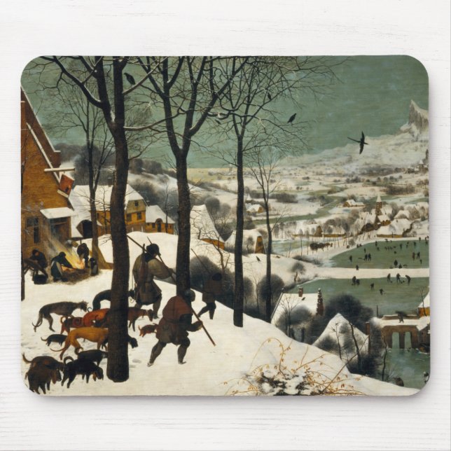 Jägare i Snö av Pieter Bruegel den äldre Musmatta (Framsidan)