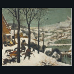 Jägare i Snö (av Pieter Bruegel den äldre) Presentpapper<br><div class="desc">Denna formgivning kännetecknas av att konstnären Pieter Bruegel från 1525/1530-1569, som är en av de mest betydande konstnärerna i nederländsk och flamländsk Renaissance, målar olja på trä. Det visar en scen under vintersäsongen där tre jägare kan ses återvända från en expedition som åtföljs av deras hundar. Jägarna har inte varit...</div>
