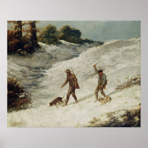 Jägare i Snö eller tjuvskyttarna Poster