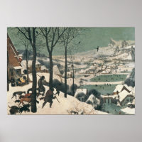 Jägare i Snö - januari, 1565