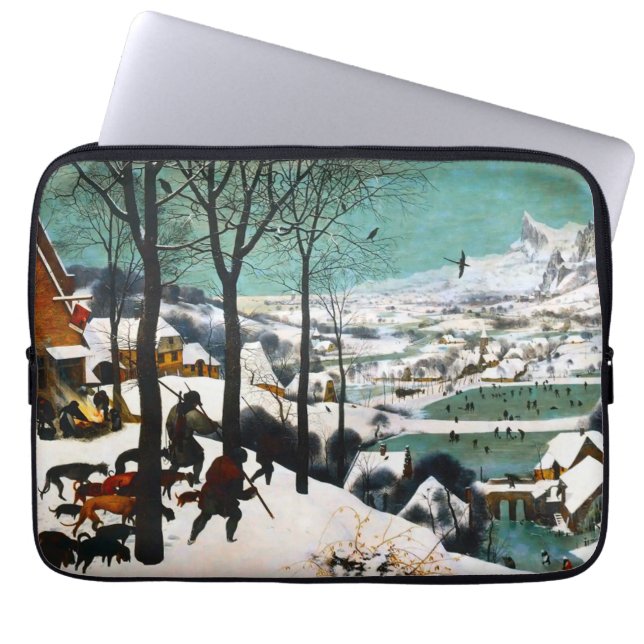 Jägare i Snö landskapet Pieter Bruegel Laptop Fodral (Framsidan)