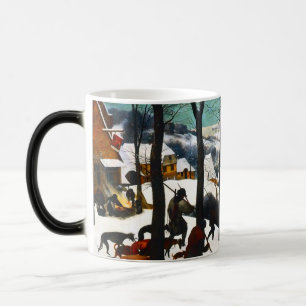 Jägare i Snö landskapet Pieter Bruegel Magisk Mugg