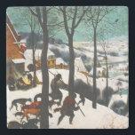 Jägare i Snö landskapet Pieter Bruegel Stenunderlägg<br><div class="desc">Stone Underlägg Pieter Bruegel med Elders olje-on-wood-lackering Hunters i Snö (1565). En by som ligger i snö välkomnar tillbaka en grupp jägare och hundar. Villagers kajar på isigen sjöar. En god jul-gåva!</div>