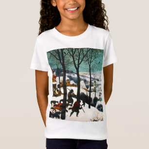 Jägare i Snö landskapet Pieter Bruegel T Shirt