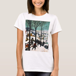 Jägare i Snö landskapet Pieter Bruegel T Shirt