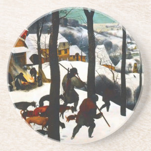 Jägare i Snö landskapet Pieter Bruegel Underlägg