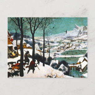 Jägare i Snö landskapet Pieter Bruegel Vykort