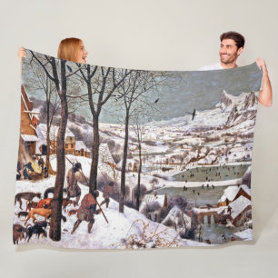 Jägare i Snö, Pieter Bruegel den äldre Fleecefilt