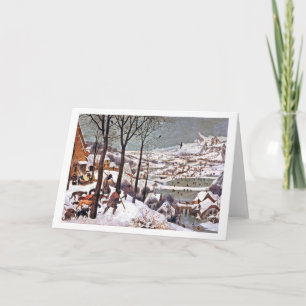 Jägare i Snö, Pieter Bruegel den äldre Kort