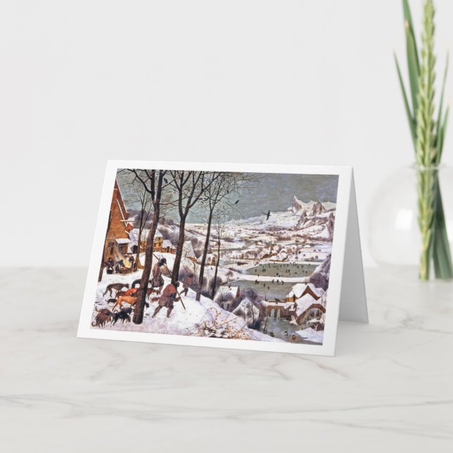 Jägare i Snö, Pieter Bruegel den äldre Kort (Framsida)