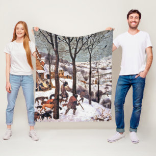 Jägare i Snö, Pieter Bruegel och äldre Fleecefilt