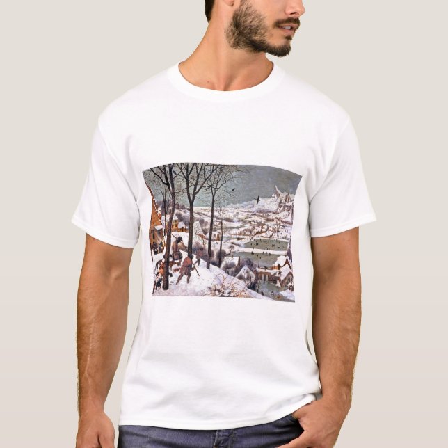 Jägare i Snö, Pieter Bruegel och äldre T Shirt (Framsida)