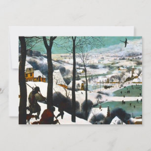 Jägare i snolandskap av Pieter Bruegel Inbjudningar