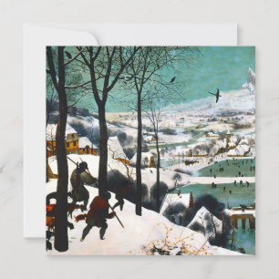 Jägare i snolandskap av Pieter Bruegel Inbjudningar