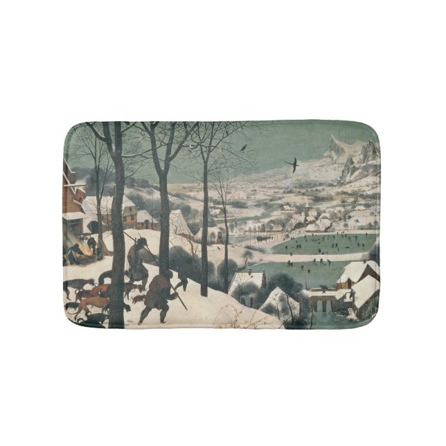 Jägare i snön - januari, 1565 badrumsmatta (Framsidan)