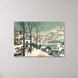 Jägare i snön - januari, 1565 canvastryck