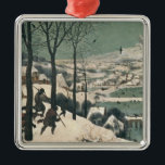 Jägare i snön - Januari, 1565 Julgransprydnad Metall<br><div class="desc">Avbilda samlingen numrerar:  Jägare XAM324 i snön - Januari,  1565. Bruegel Pieter oljan för fläder (c.1525-69) på kanfas. Kunsthistorisches museum,  Wien,  Österrike.  1565</div>