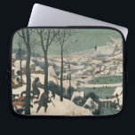 Jägare i snön - Januari, 1565 Laptop Sleeve<br><div class="desc">Avbilda samlingen numrerar:  Jägare XAM324 i snön - Januari,  1565. Bruegel Pieter oljan för fläder (c.1525-69) på kanfas. Kunsthistorisches museum,  Wien,  Österrike.  1565</div>