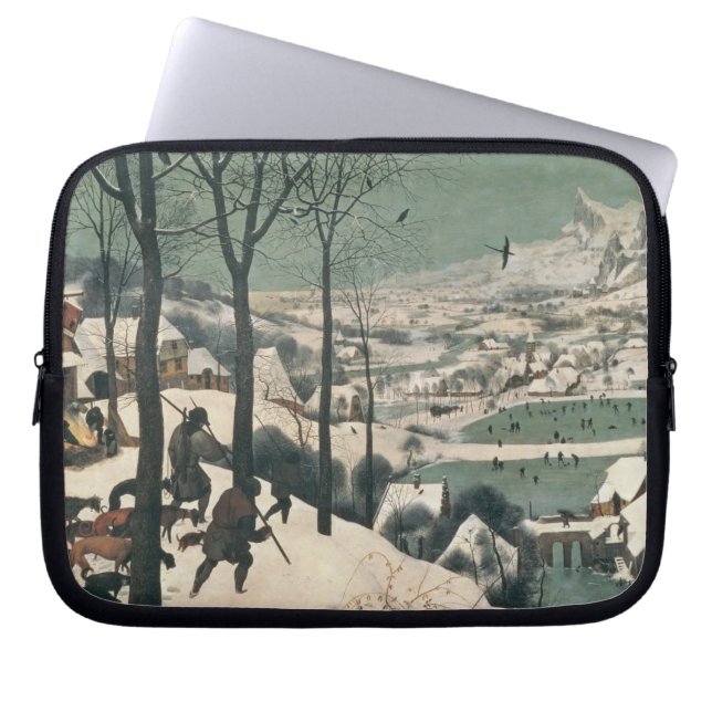 Jägare i snön - Januari, 1565 Laptop Sleeve (Framsidan)