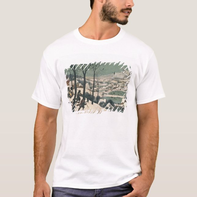 Jägare i snön - Januari, 1565 T-shirt (Framsida)