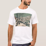 Jägare i snön - januari, 1565 tee shirt<br><div class="desc">Jägare i snön - januari,  1565% pipe% av Pieter läget för fläderBruegel | konst: Det Kunsthistorisches museet,  Wien,  Österrike | som den Flemish konstnären | avbildar samlingen,  numrerar: XAM324</div>